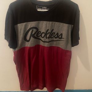 Young and Reckless Striped T-Shirt